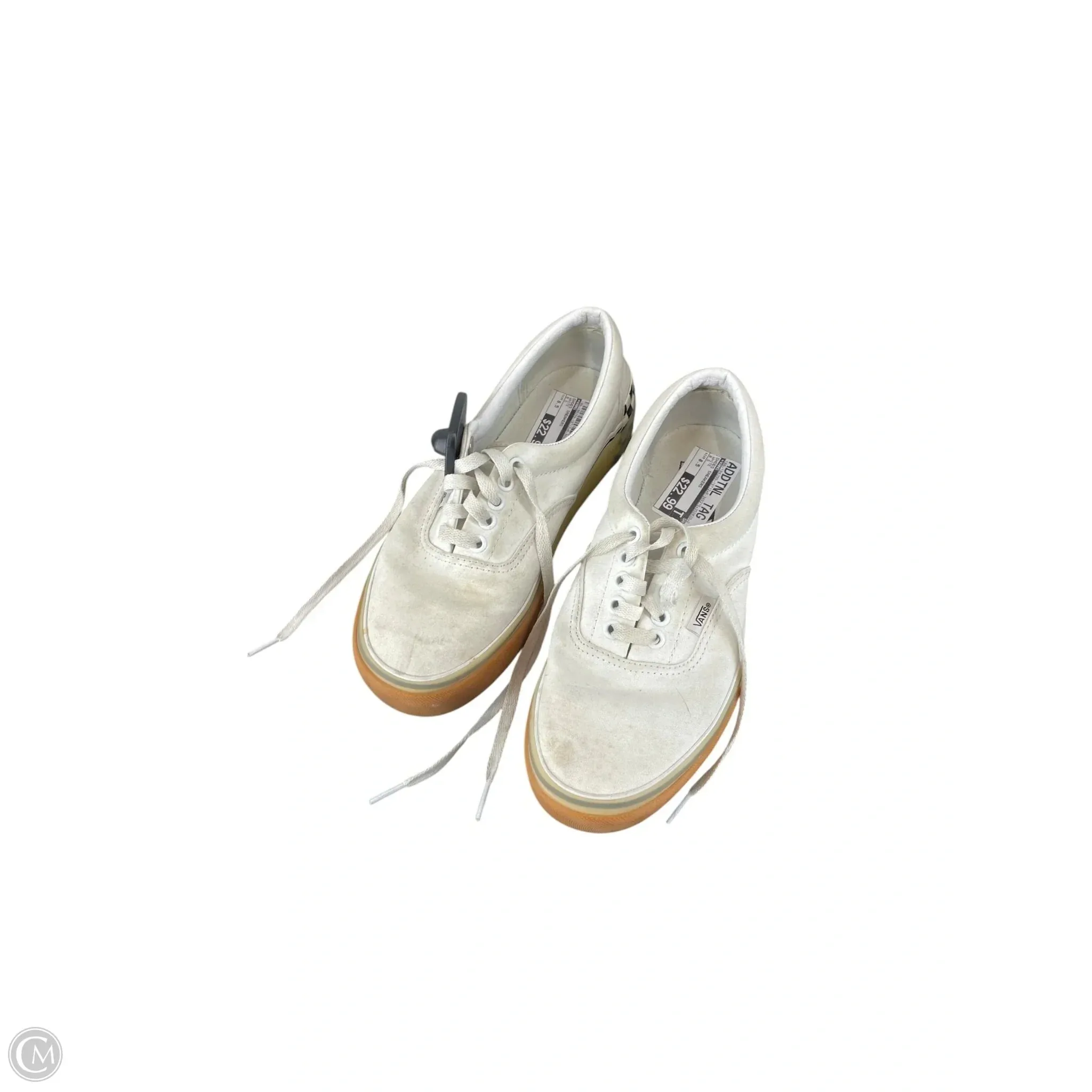 Sporty Style Unidirectional Airflow Vents Shoes Sneakers By Vans In White, Size: 8.5