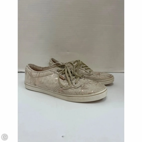 Shoes Sneakers By Vans In Gold, Size: 8.5 Casual Style Orthopedic Design