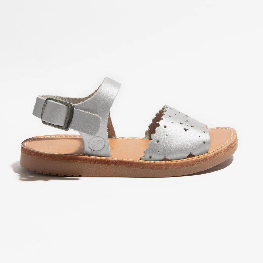 Silver Laguna Sandal Synthetic Upper Suede Soft