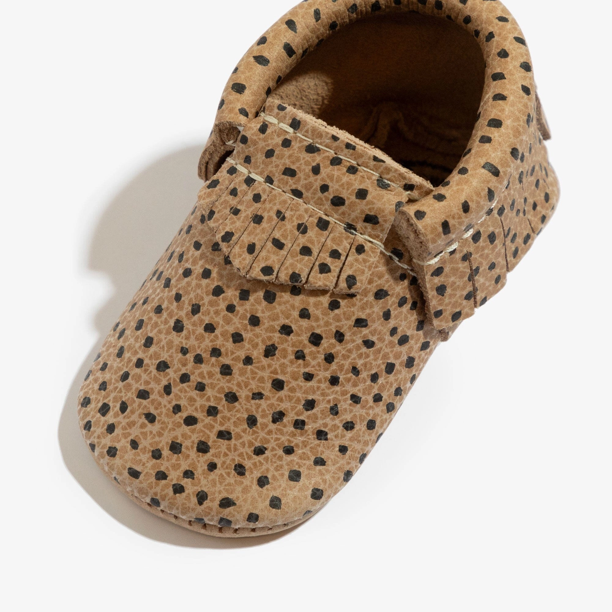 Breathable kids' shoes Youngsters' goods Almond Speckles Moccasin Baby Shoe
