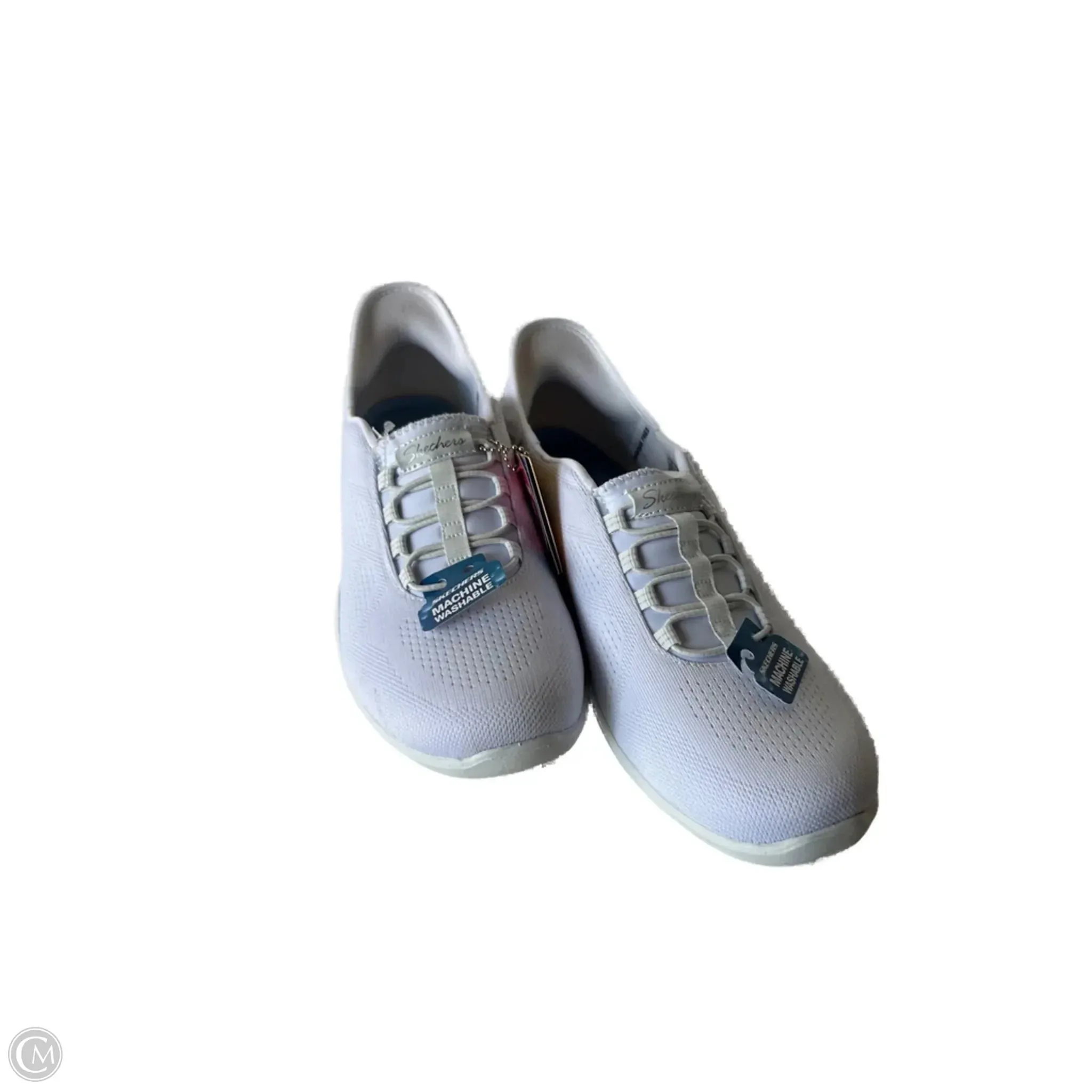 Shoes Sneakers By Skechers In White, Size: 9 Slim wear All-Day Durability