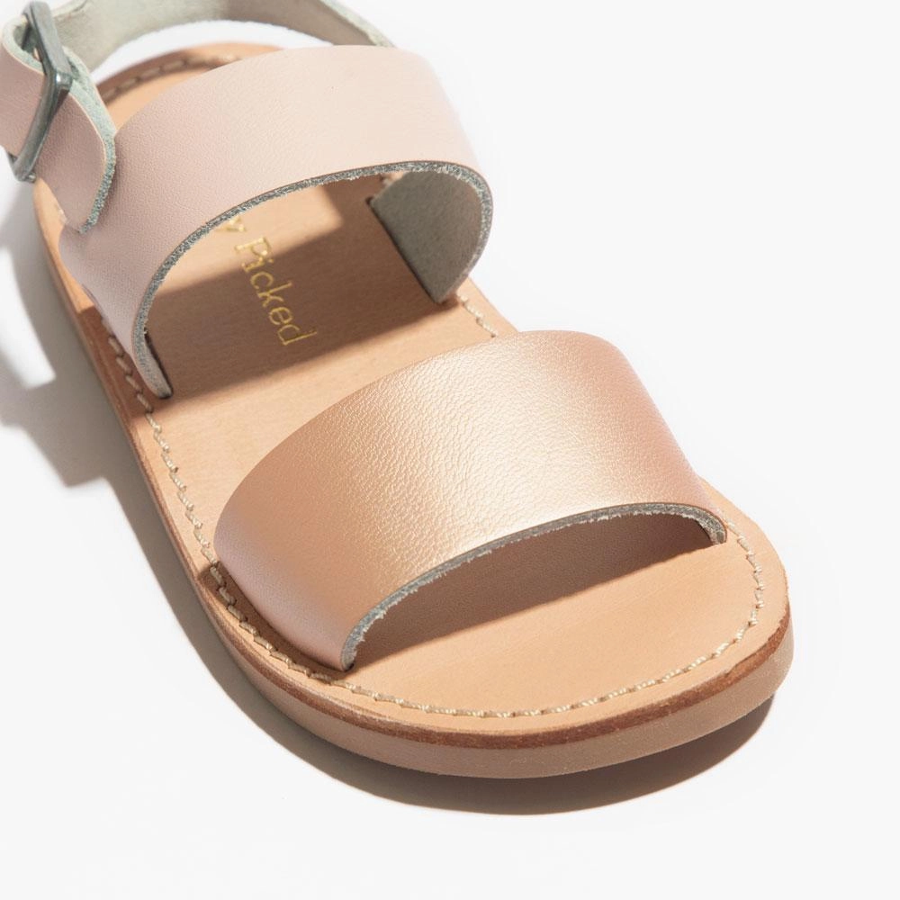 Foam Lining Trail Running Color Pop Rose Gold with Blush Sanibel Sandal