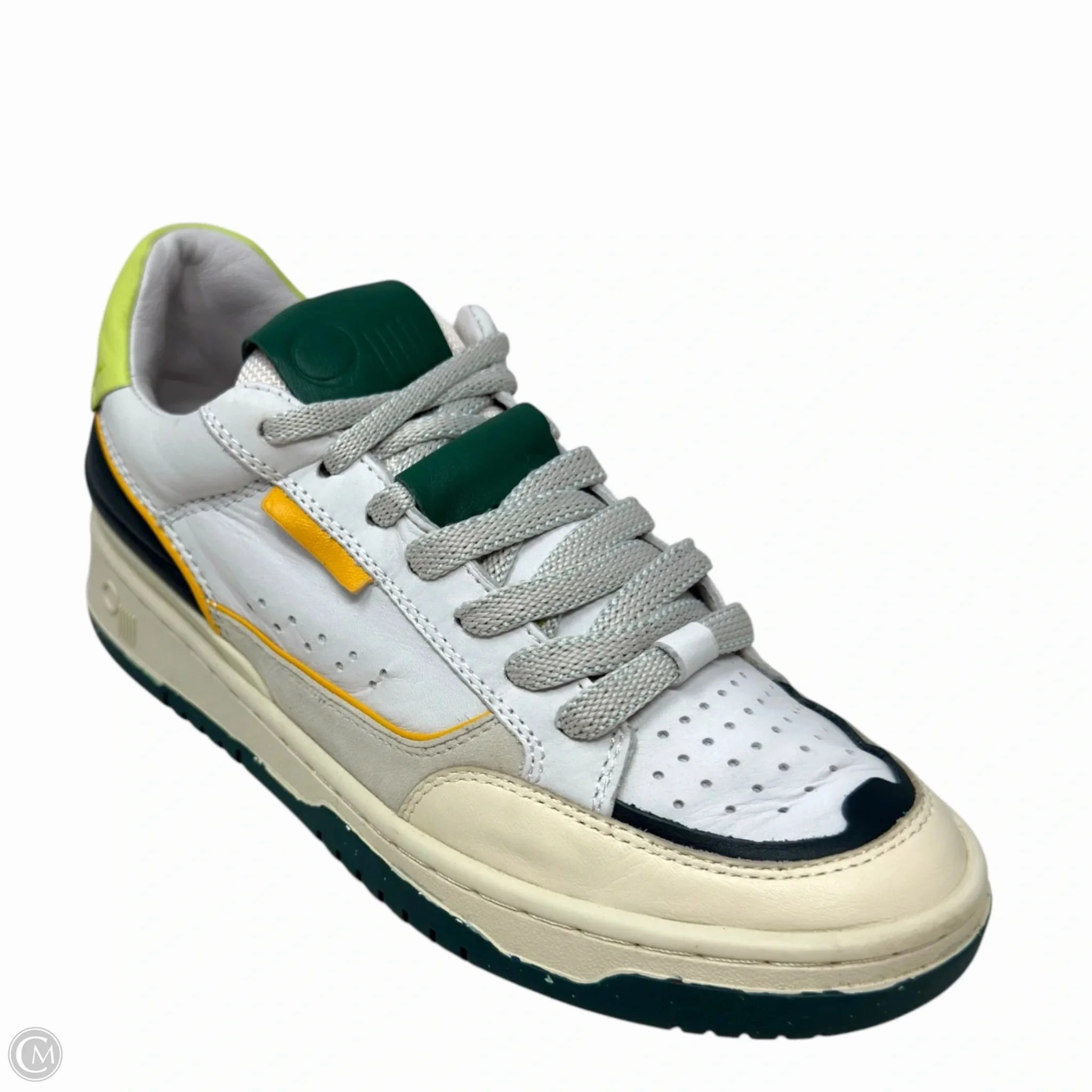 Paris Sneakers By Oncept In Ivory/Green, Size: 6 Reliable Grip