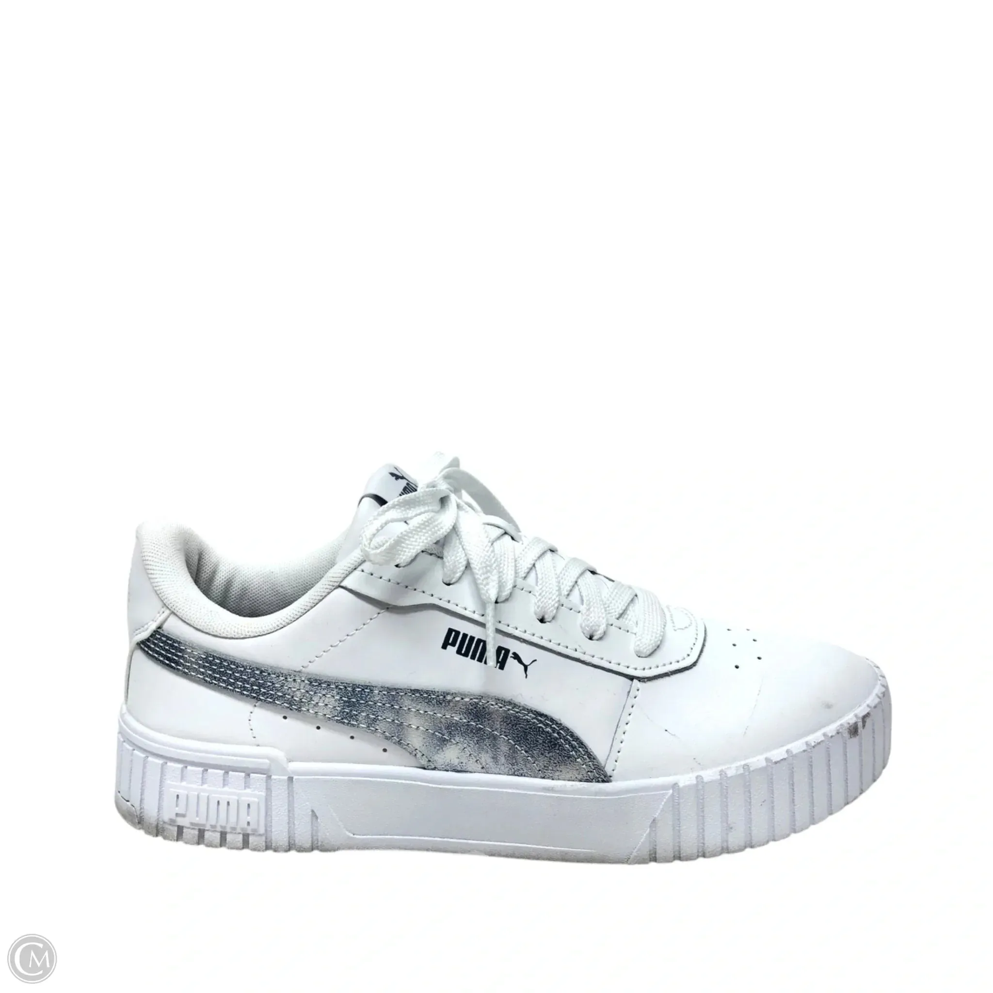 Heel counter perforated Shoes Sneakers By Puma In White, Size: 8.5