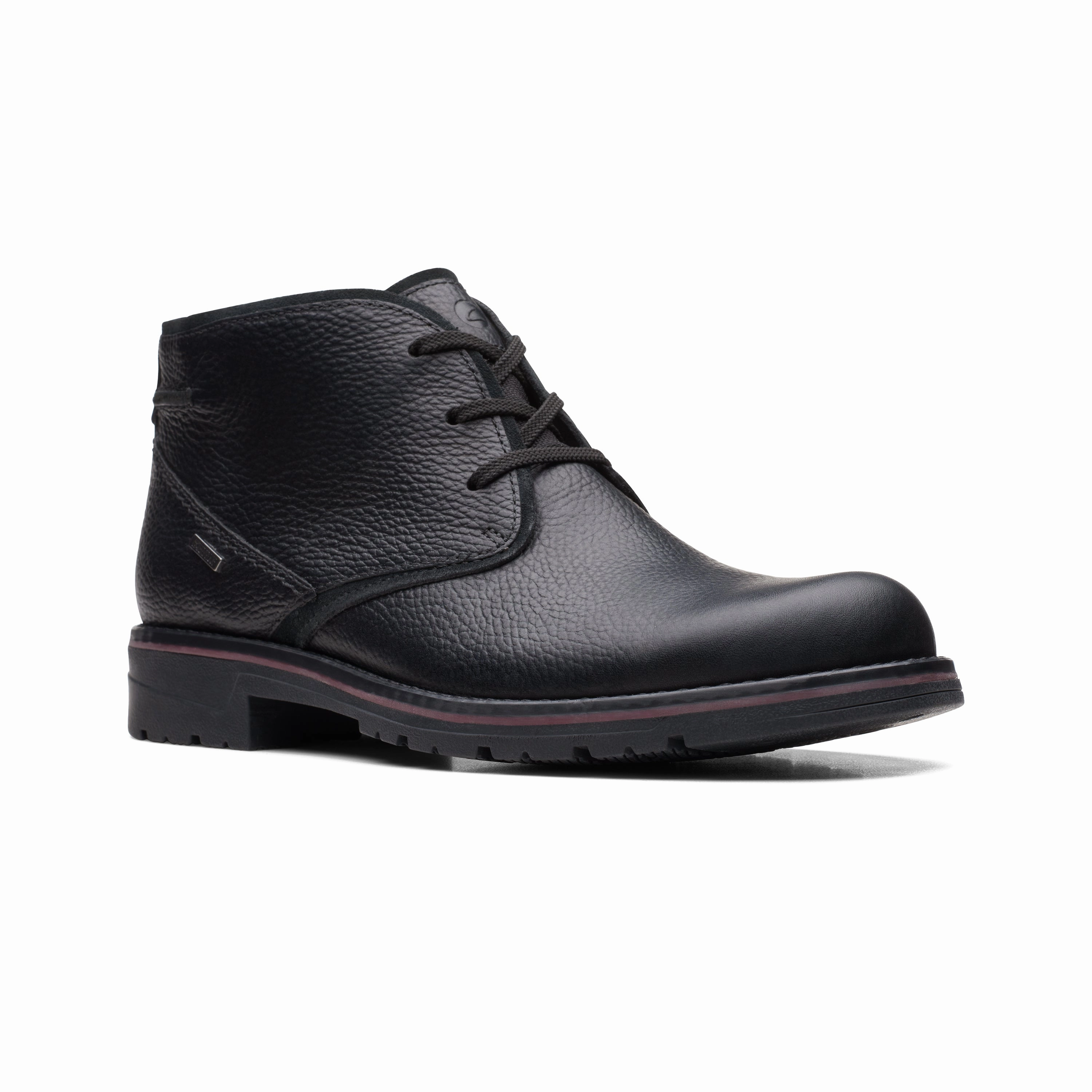 Quick Drying Travel Enthusiasts Men's Morris Peak Waterproof Chukka - Tumbled Black