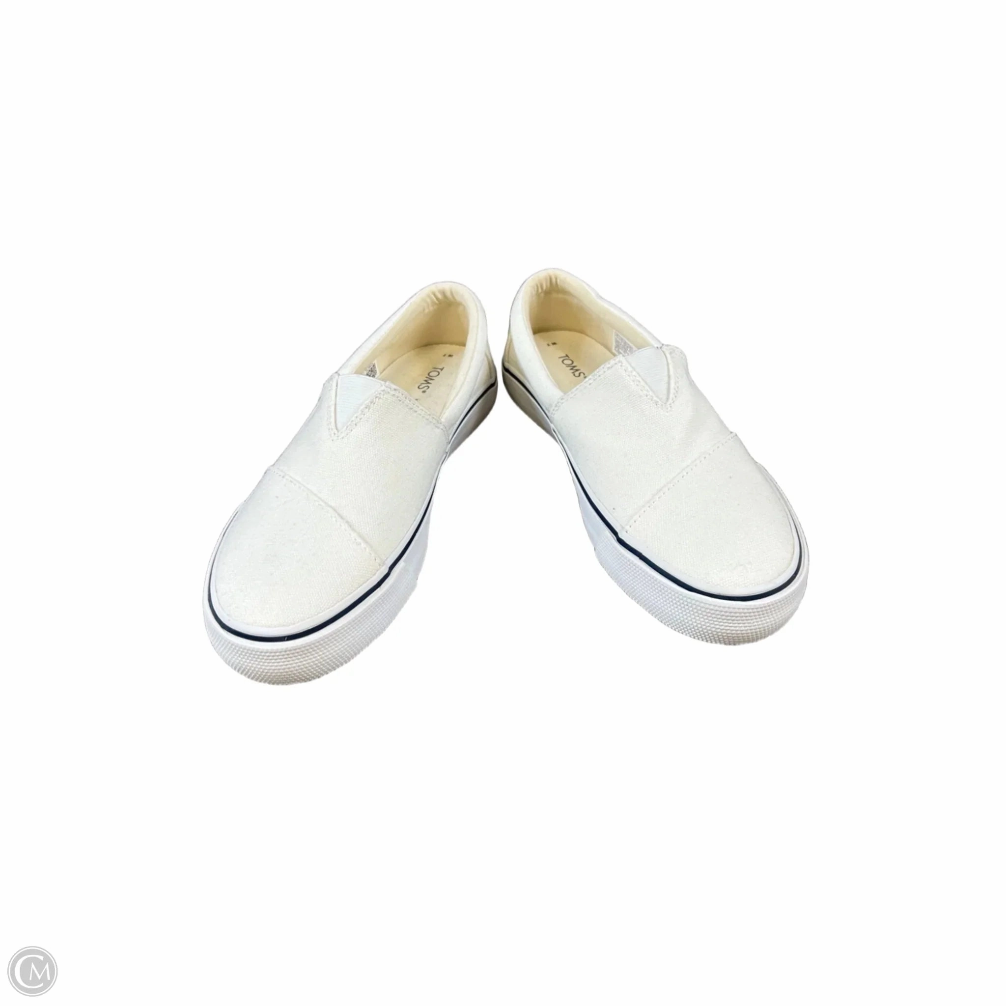 Shoes Sneakers By Toms In White, Size: 7 Shock-absorbent look Comfort Cushioning