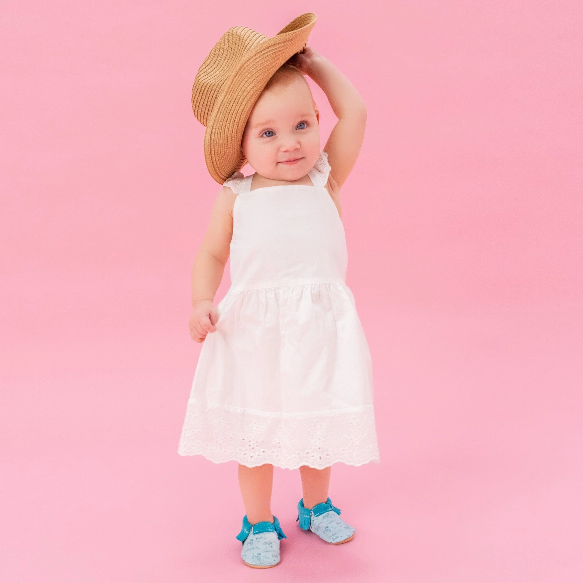 EcoFriendlyFabric Kids' fall shoes Barbie Horse Girl Moccasin Baby Shoe