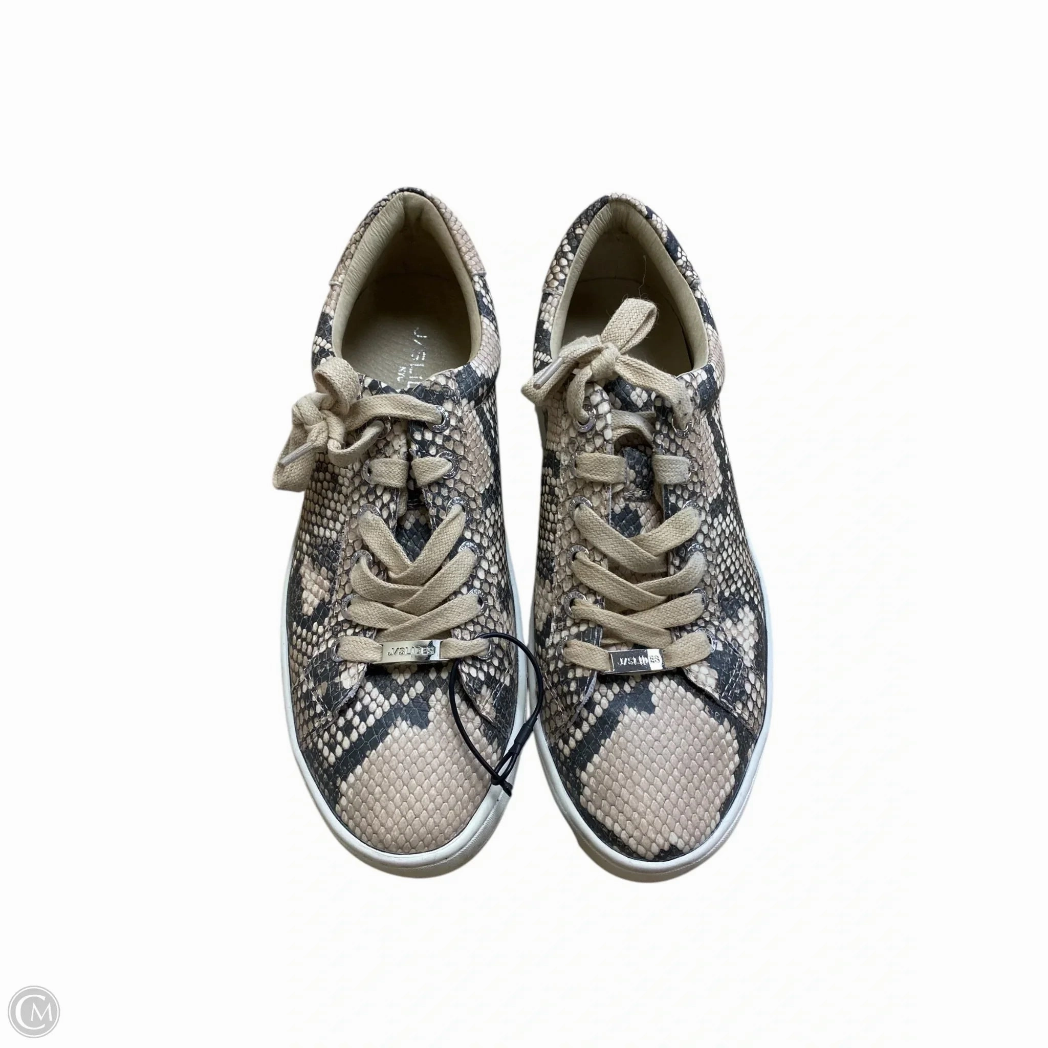 Shoes Sneakers By J Slides In Snakeskin Print, Size: 7.5 Waterproof Coating Sneaker Performance