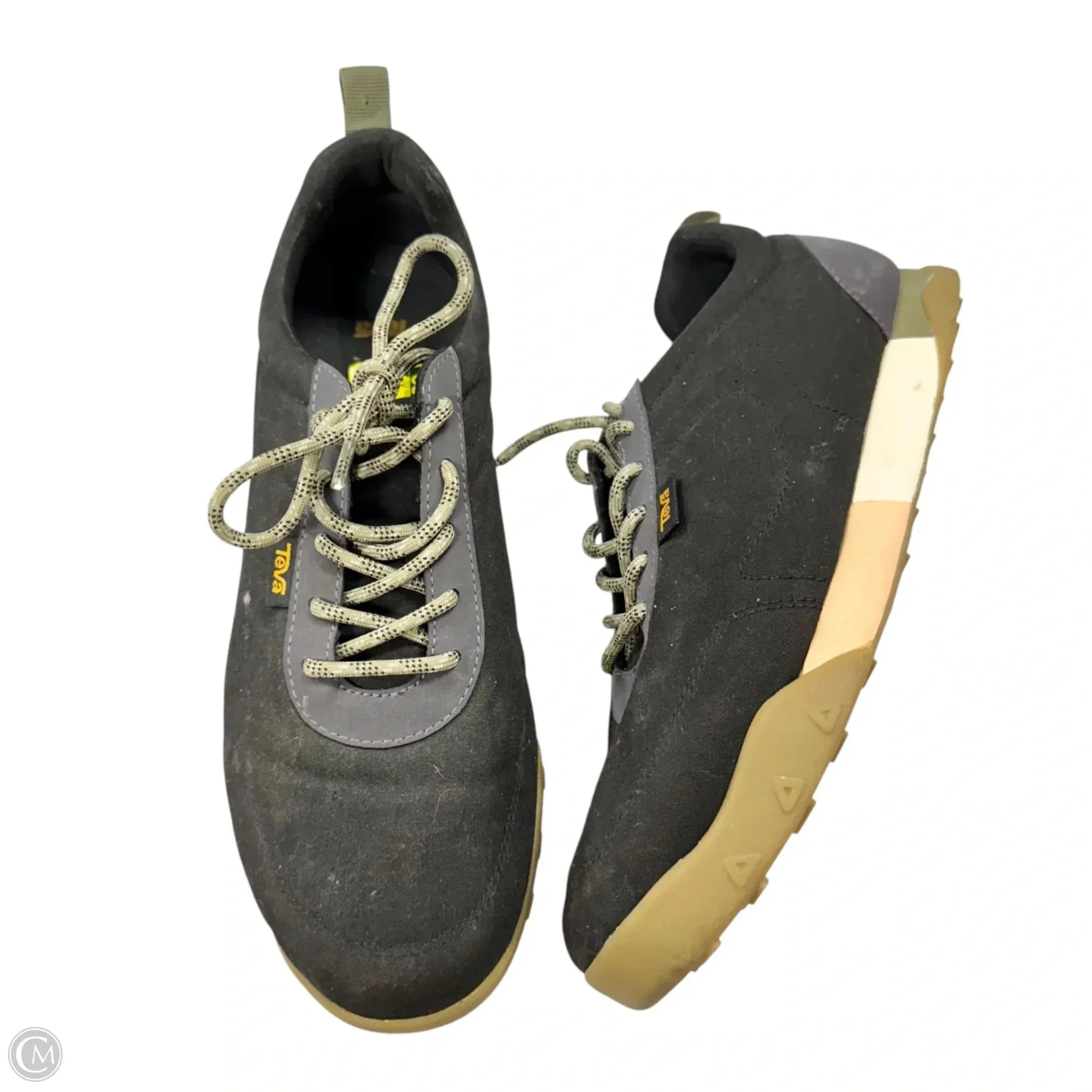 Fitted Traction Shoes Sneakers By Teva In Black, Size: 9