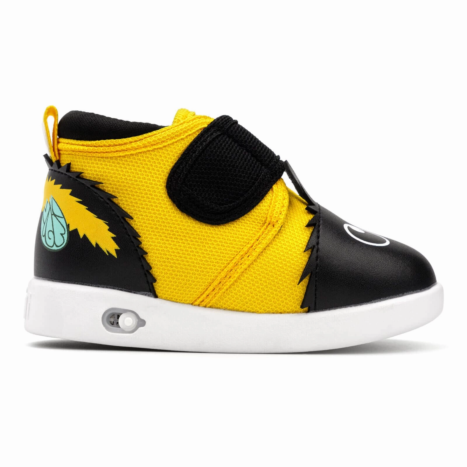 Jungle Path Bee Squeaky Toddler Shoes | Black/Yellow