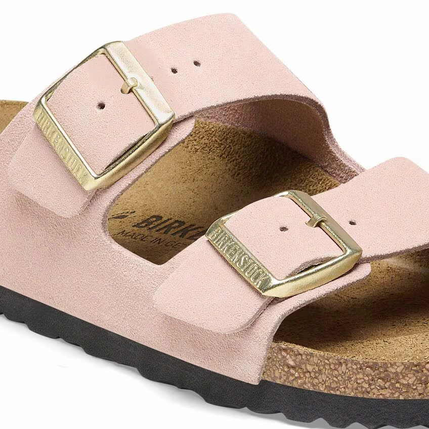 Birkenstock Women's Arizona Sandal - Light Rose Natural Fit Sandals Outdoor Slippers