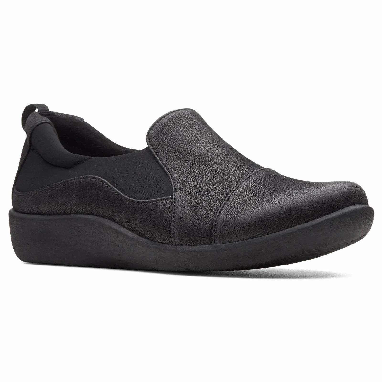 Clarks Women's Sillian Paz Slip-On - Black Power Grip