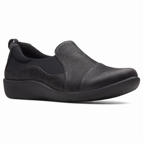 Clarks Women's Sillian Paz Slip-On - Black Power Grip