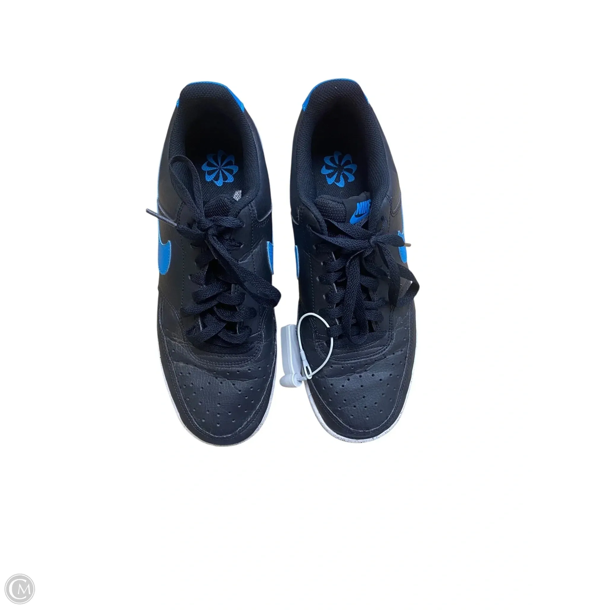 Shoes Sneakers By Nike In Black & Blue, Size: 9 Quick lacing