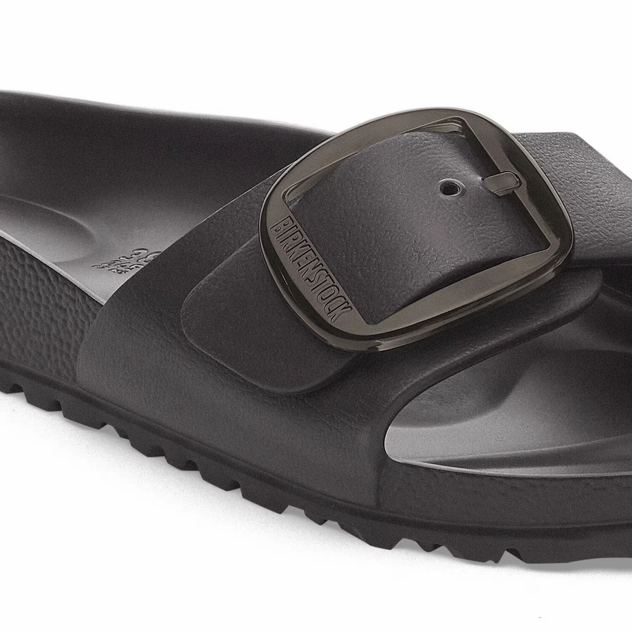 Walking Comfort Shoes Fashion Comfort Slides Birkenstock Women's Madrid Big Buckle EVA Sandal - Black