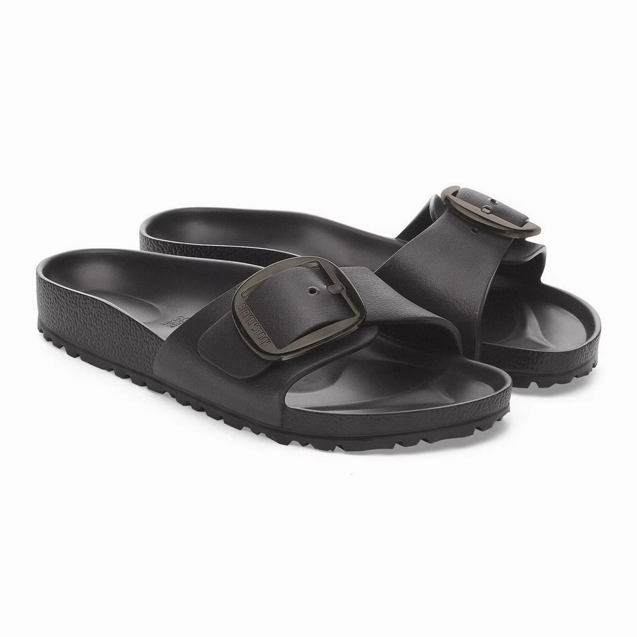 Birkenstock Women's Madrid Big Buckle EVA Sandal - Black Modern Lifestyle Sandals