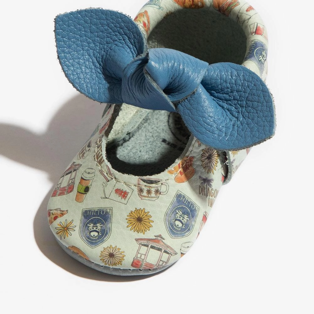Gilmore Girls Knotted Bow Baby Shoe Rubber Traction