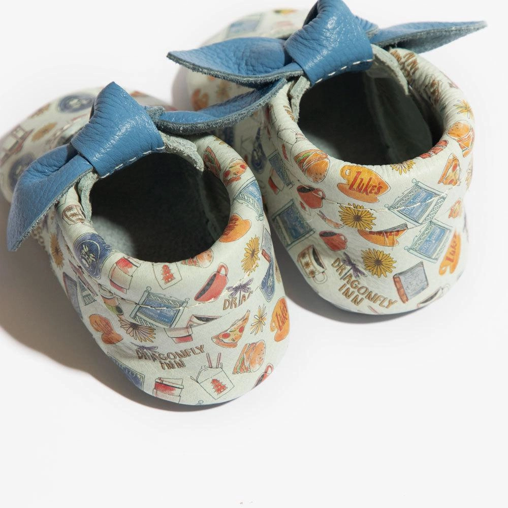 Anti Odor Machine Washable Construction Gilmore Girls Knotted Bow Baby Shoe