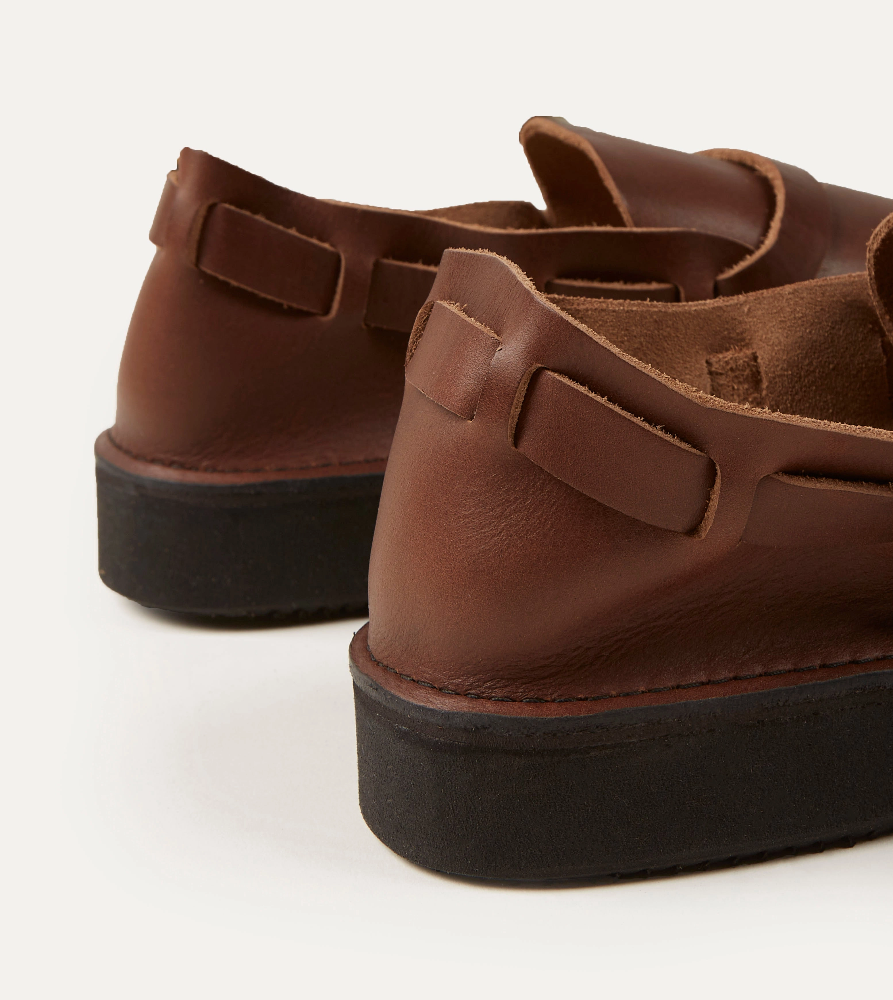 TPU Stability Aurora Shoe Co. Middle English Brown Full Grain Leather Shoe