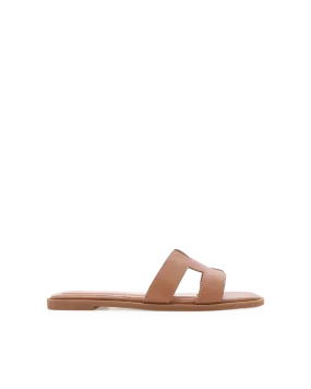 GORDY - LIGHT TAN SAFFIANO SHINE T Strap