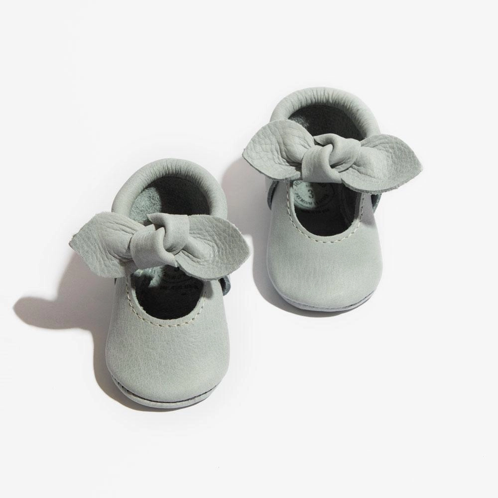 Greatest Snow on Earth Knotted Bow Baby Shoe Comfortable Footbed Fancy kids' clothing
