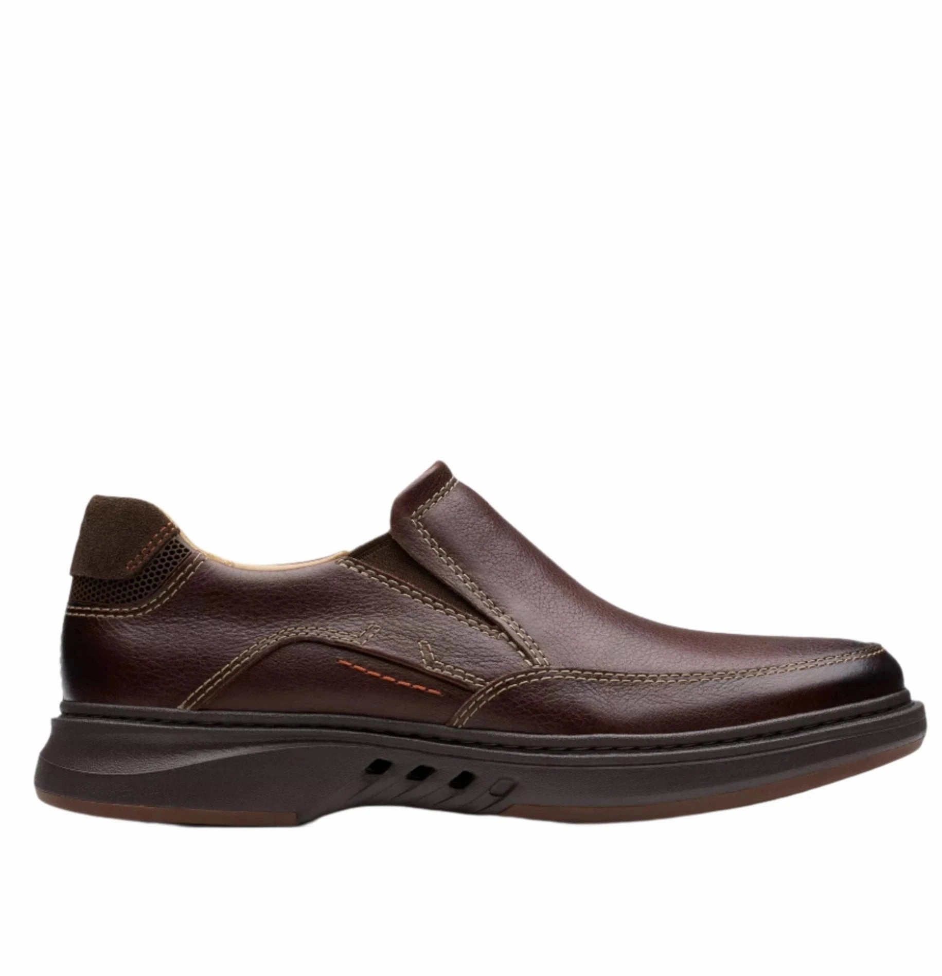Clarks Men's Un Briley Step Shoe - Mahogany Spanish Bold
