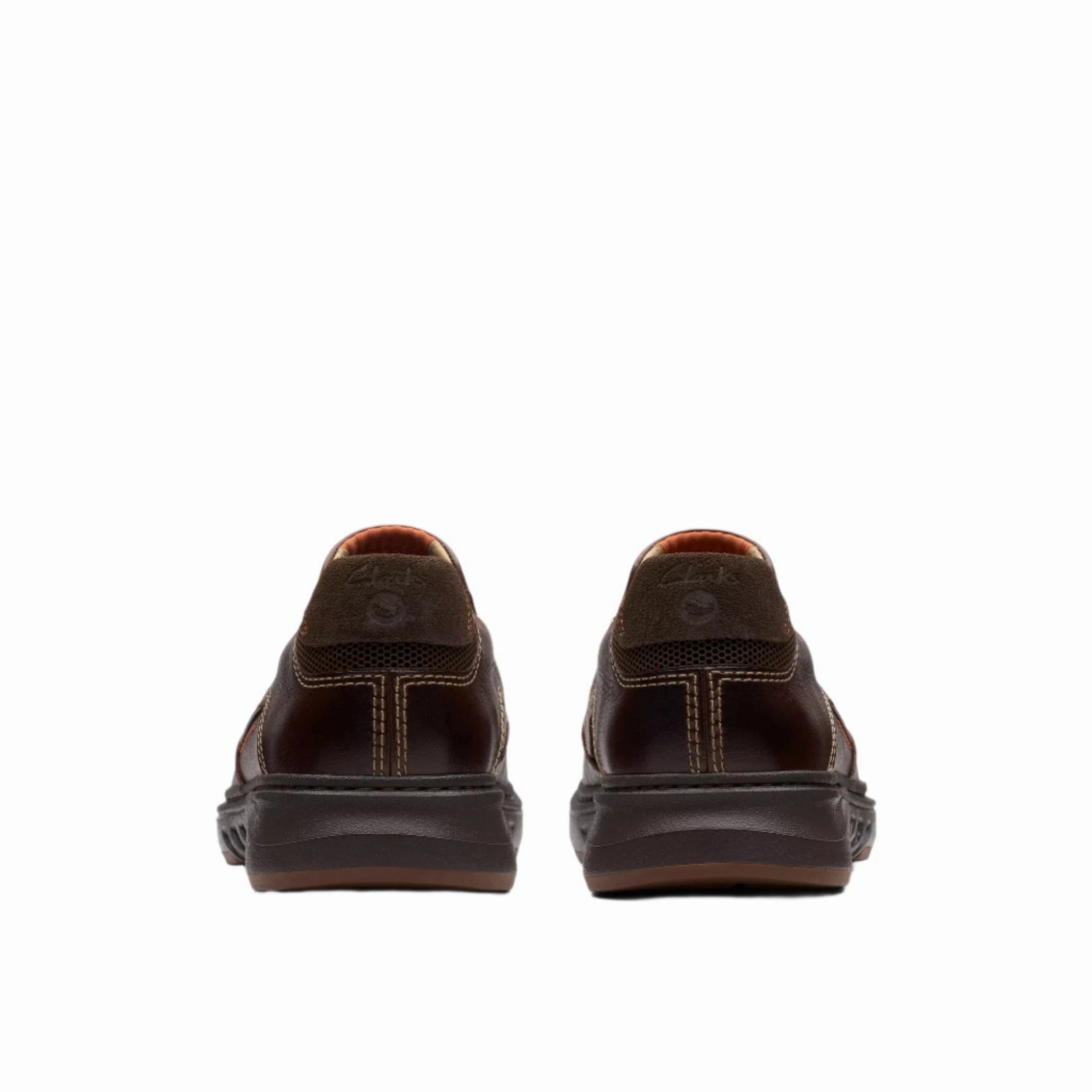 Cushioned Base Busy Professionals Clarks Men's Un Briley Step Shoe - Mahogany