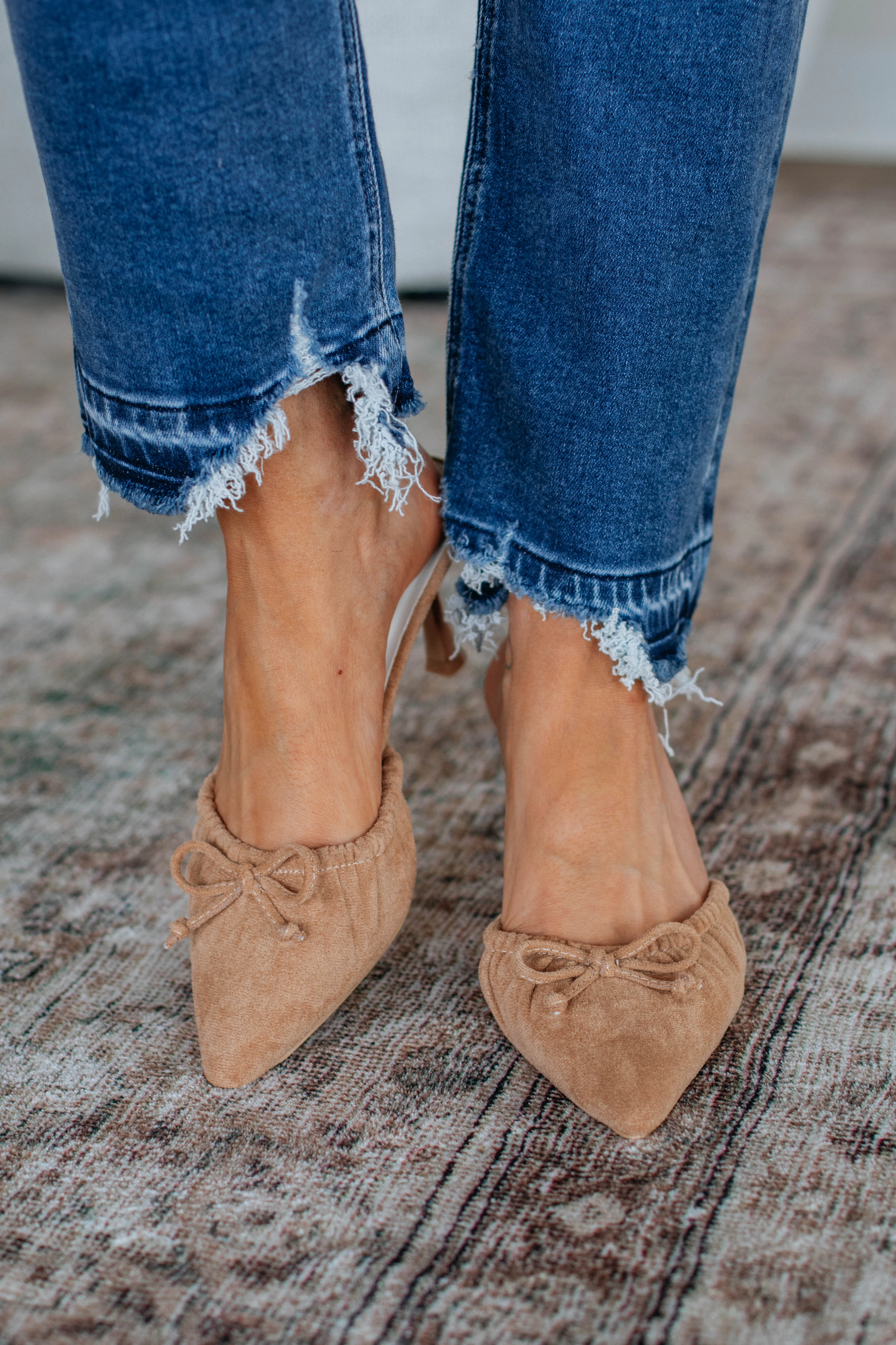 Autumn Tone Sky View Keep Me Posted Heels - Sand