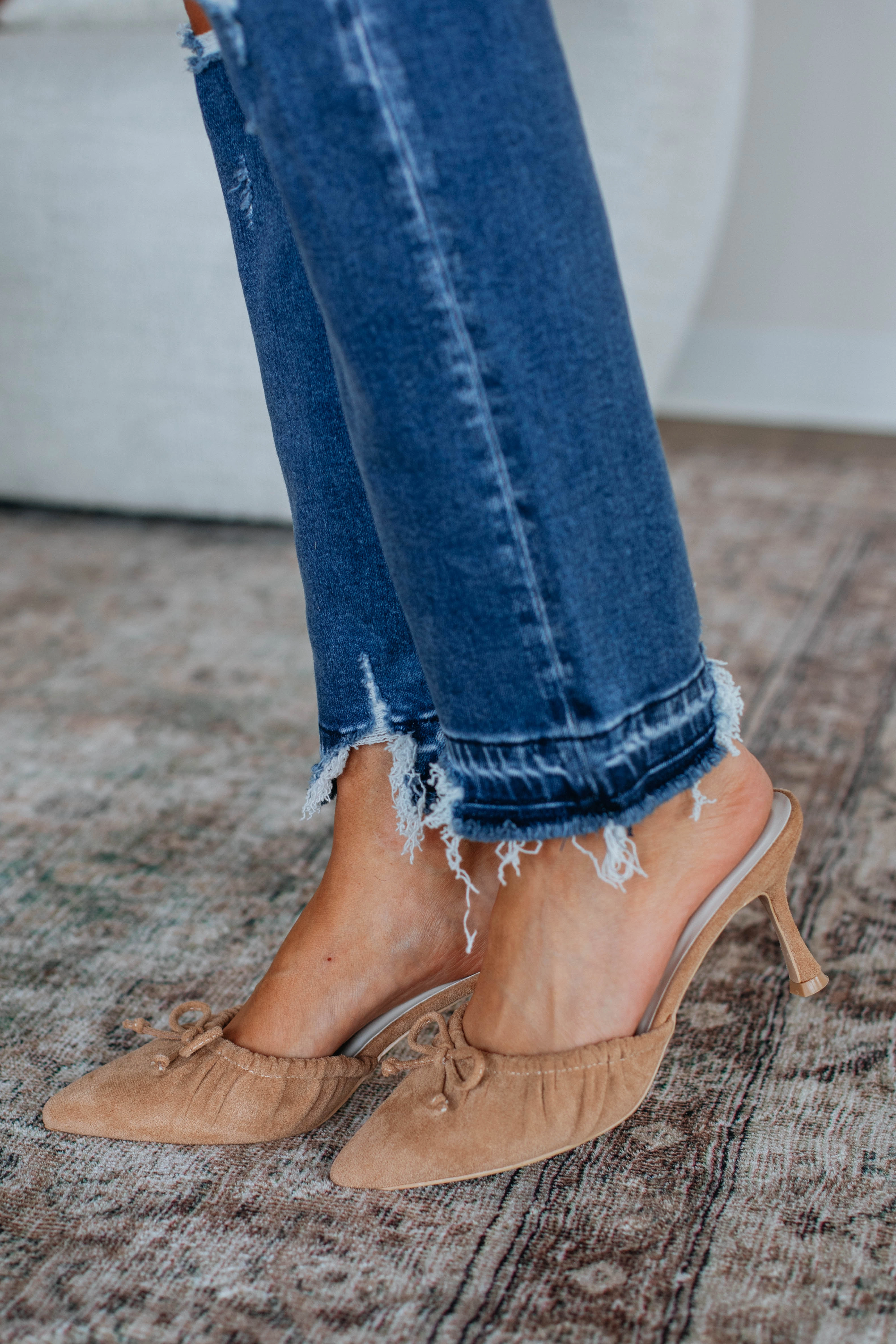 Season Ease Italian Glam Keep Me Posted Heels - Sand