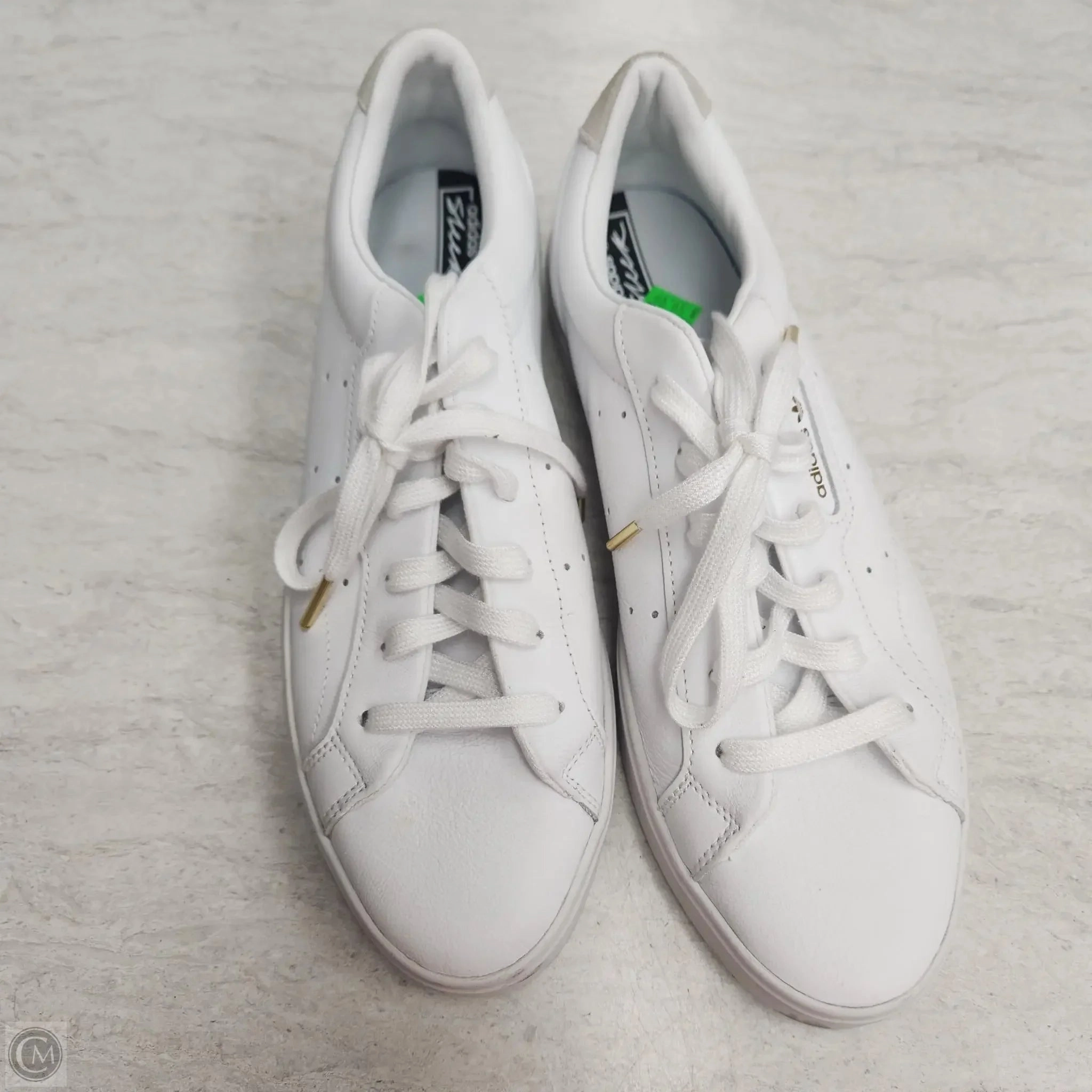 Ultra Cushioned Midsole Shock Diffusing Heel Shoes Sneakers By Adidas In White, Size: 10.5