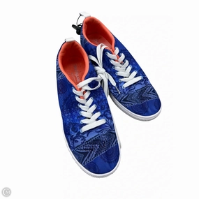 Shoes Sneakers By Desigual In Blue, Size: 8 All-weather sole