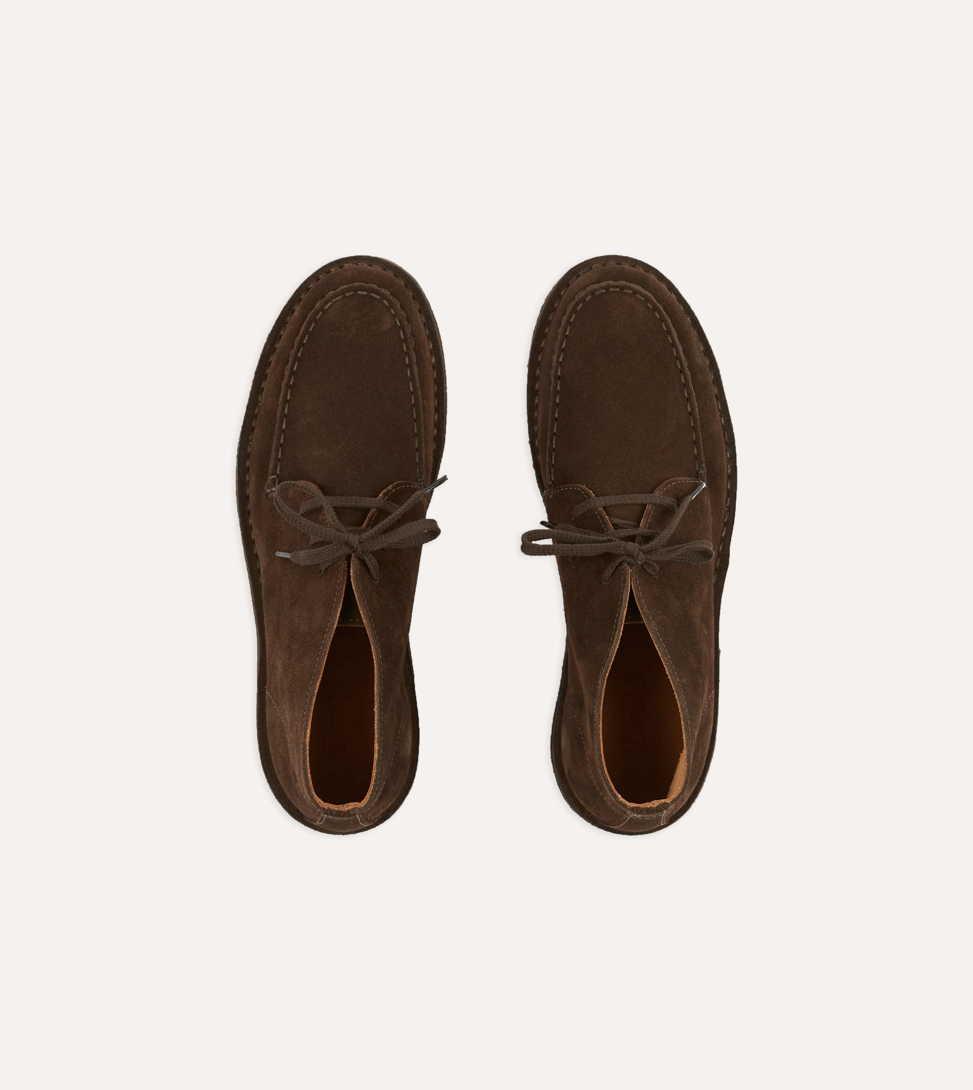 Classic Line Antistatic Crosby Moc-Toe Chukka Boot Brown Suede