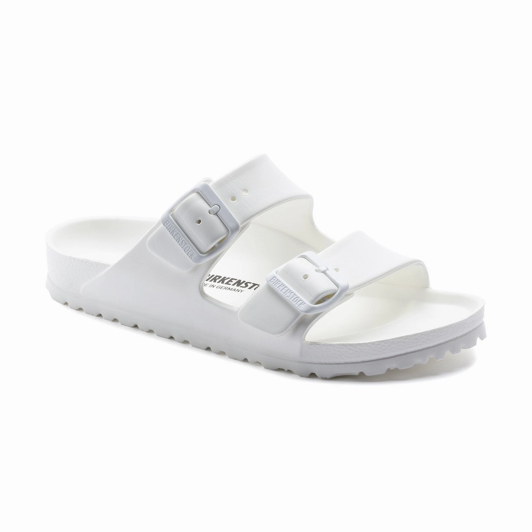 Mom Fit Sturdy Build Birkenstock Women's Arizona EVA Sandals - White