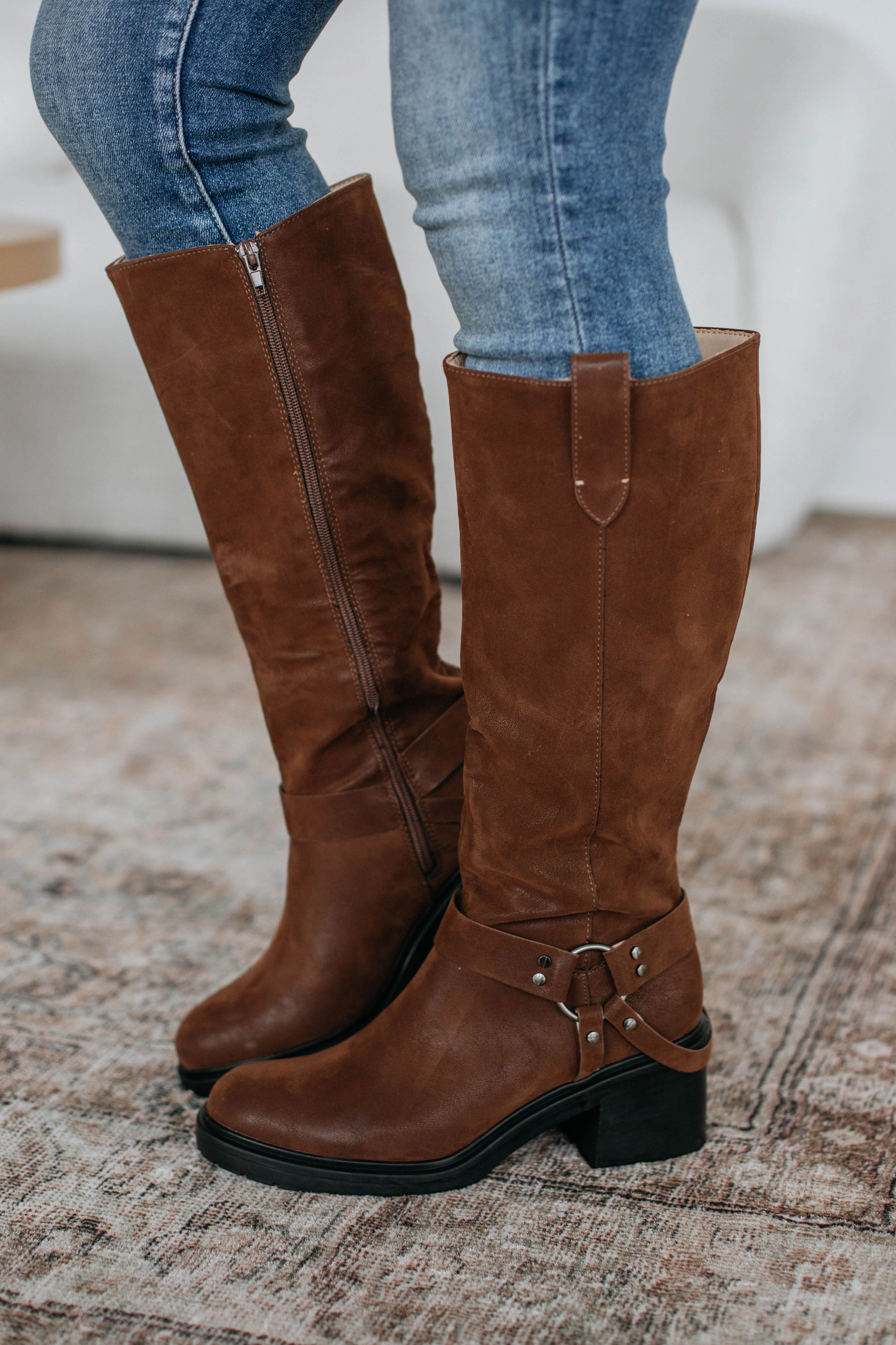 Shine Bright Haven't You Heard Boots - Coffee