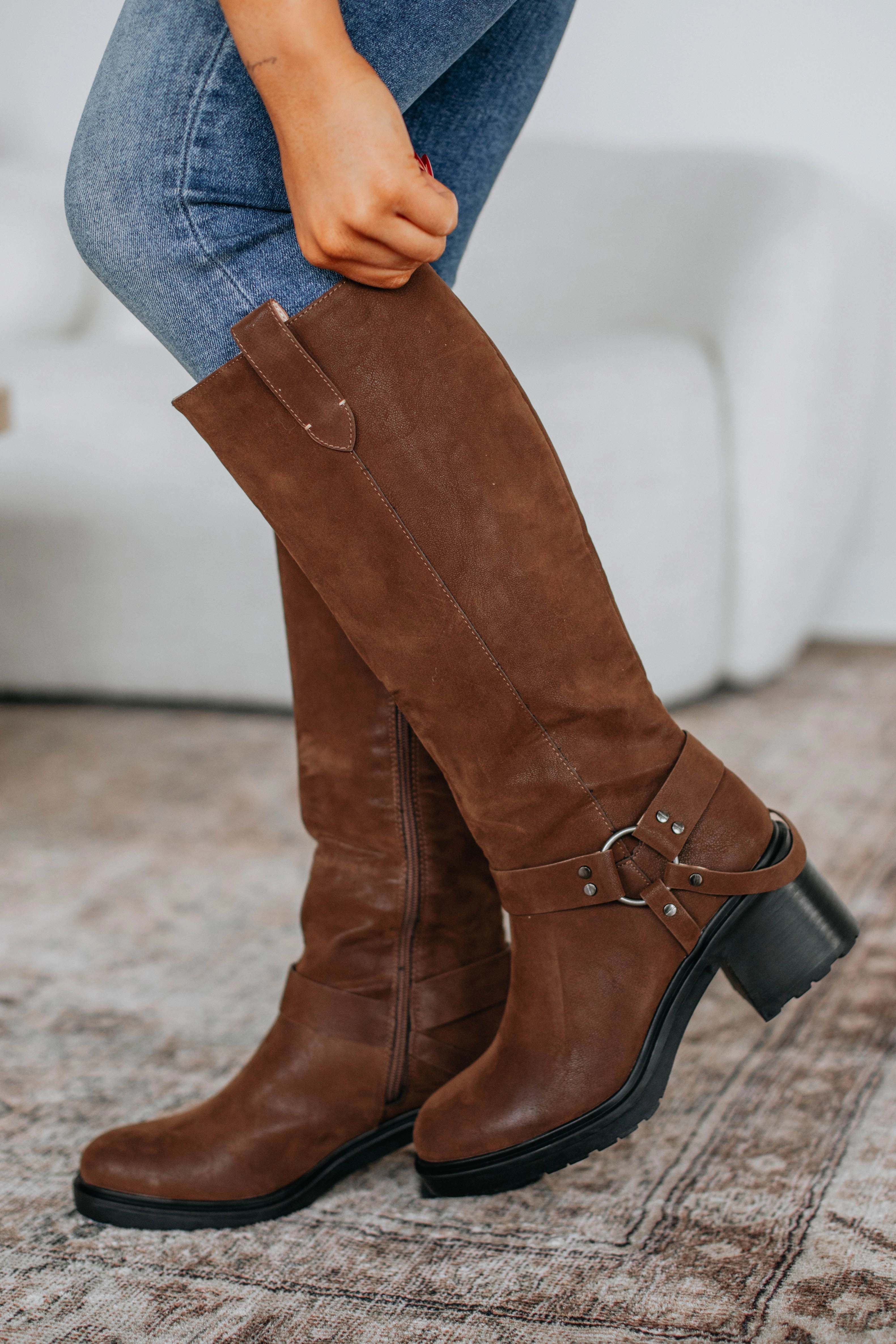 Haven't You Heard Boots - Coffee Sweat Resistant Standing Workers