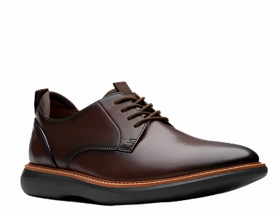 Stable base Clarks Men's Brantin Oxford - Dark Brown