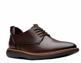 Stable base Clarks Men's Brantin Oxford - Dark Brown