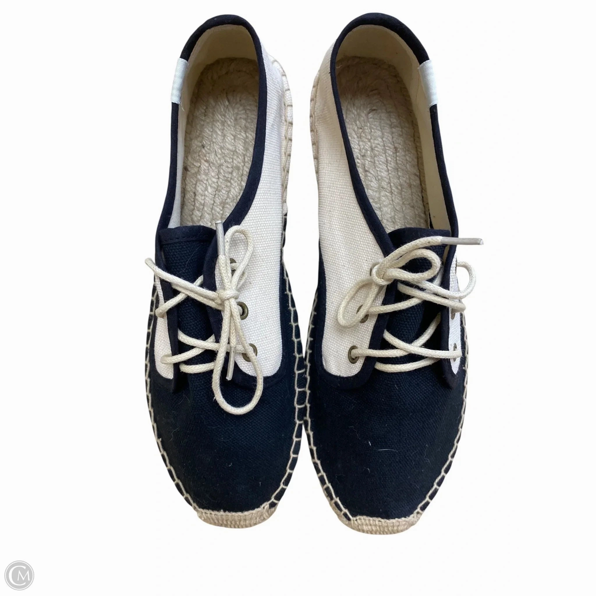 Shoes Sneakers By Soludos In Black & Cream, Size: 10 Rubberized Finish Phylon Midsole