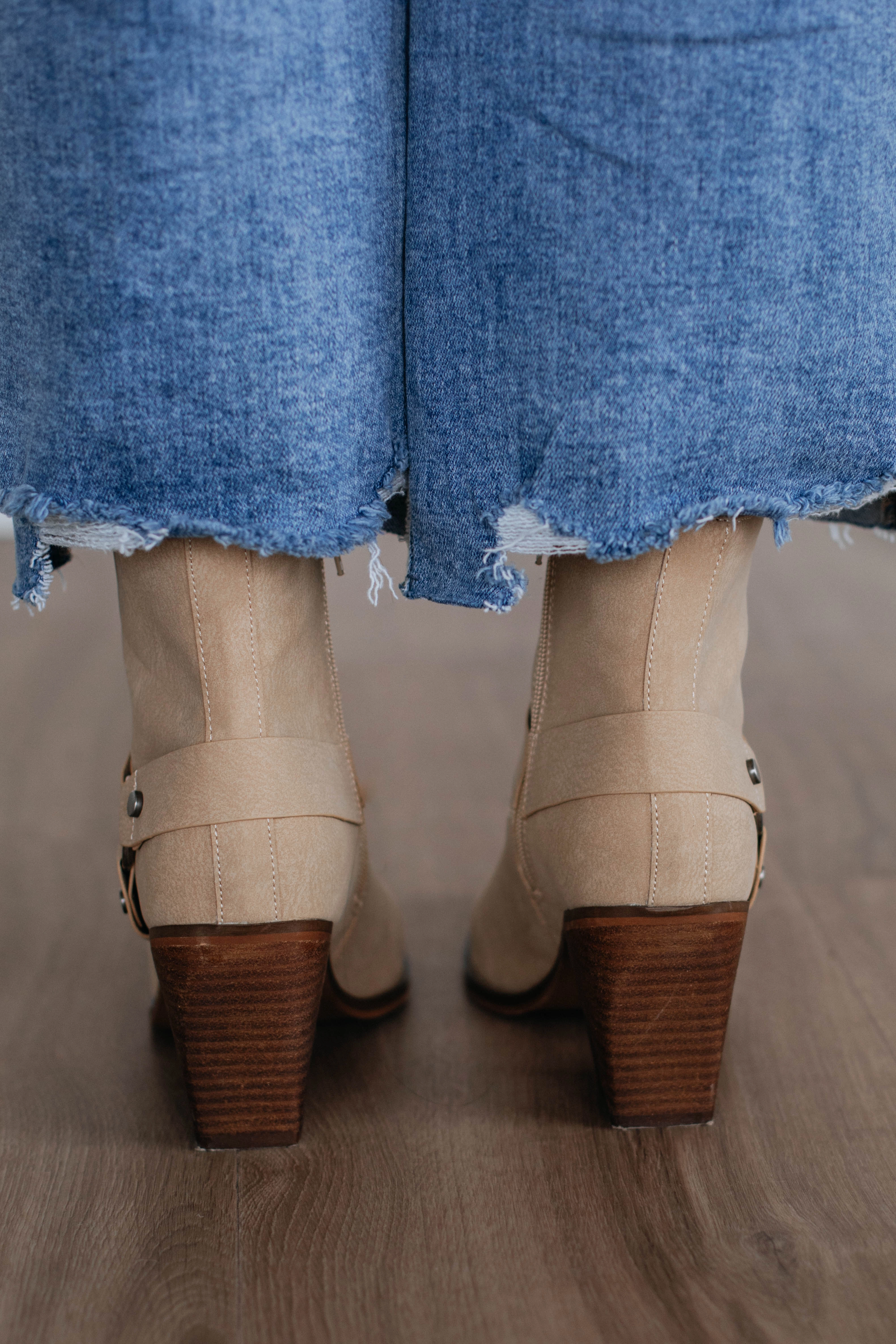 Easy To Clean Here For A Good Time Boots - Taupe