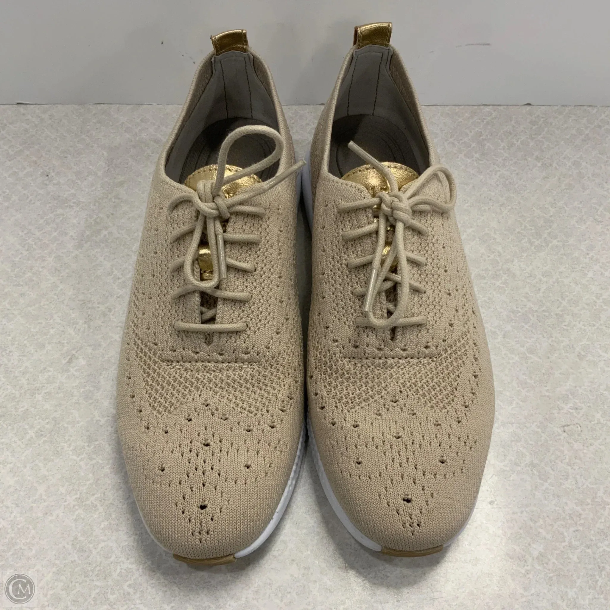 Energy Flow Shoes Sneakers By Cole-haan In Beige, Size: 8