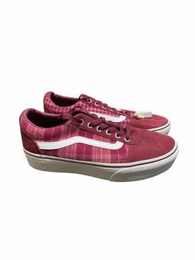 Shoes Sneakers By Vans In Red, Size: 9.5 Custom Style