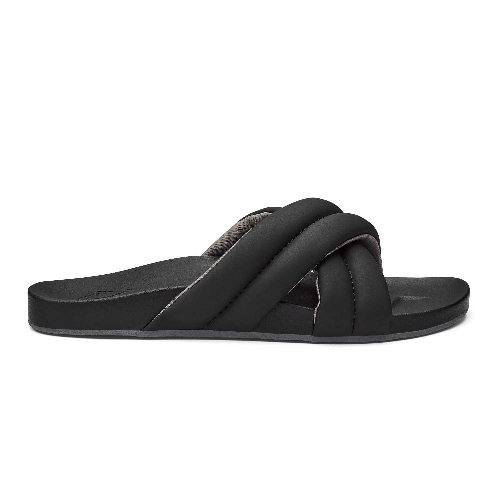 Hila - Black Contoured Arch Shape Long Hour