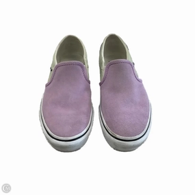 Slip   On Design Shoes Sneakers By Vans In Purple, Size: 7