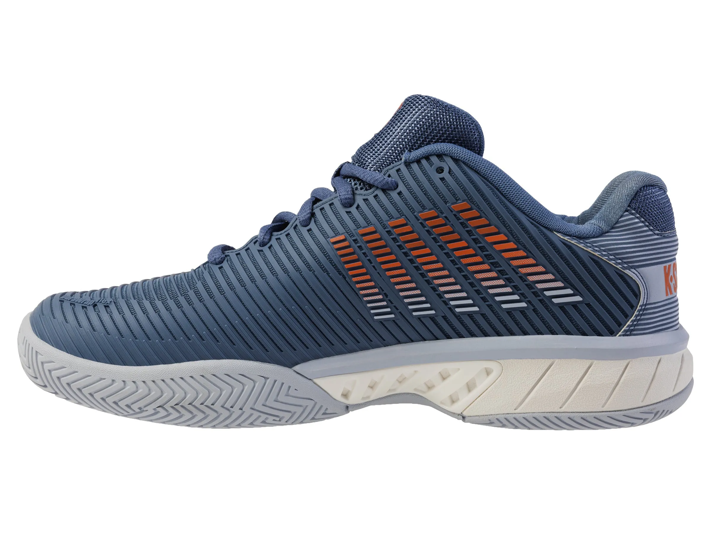 06613-043-M | HYPERCOURT EXPRESS 2 | INFINITY/ARTIC ICE/SCARLET IBIS Energy Returning Foam Flexible Outsole