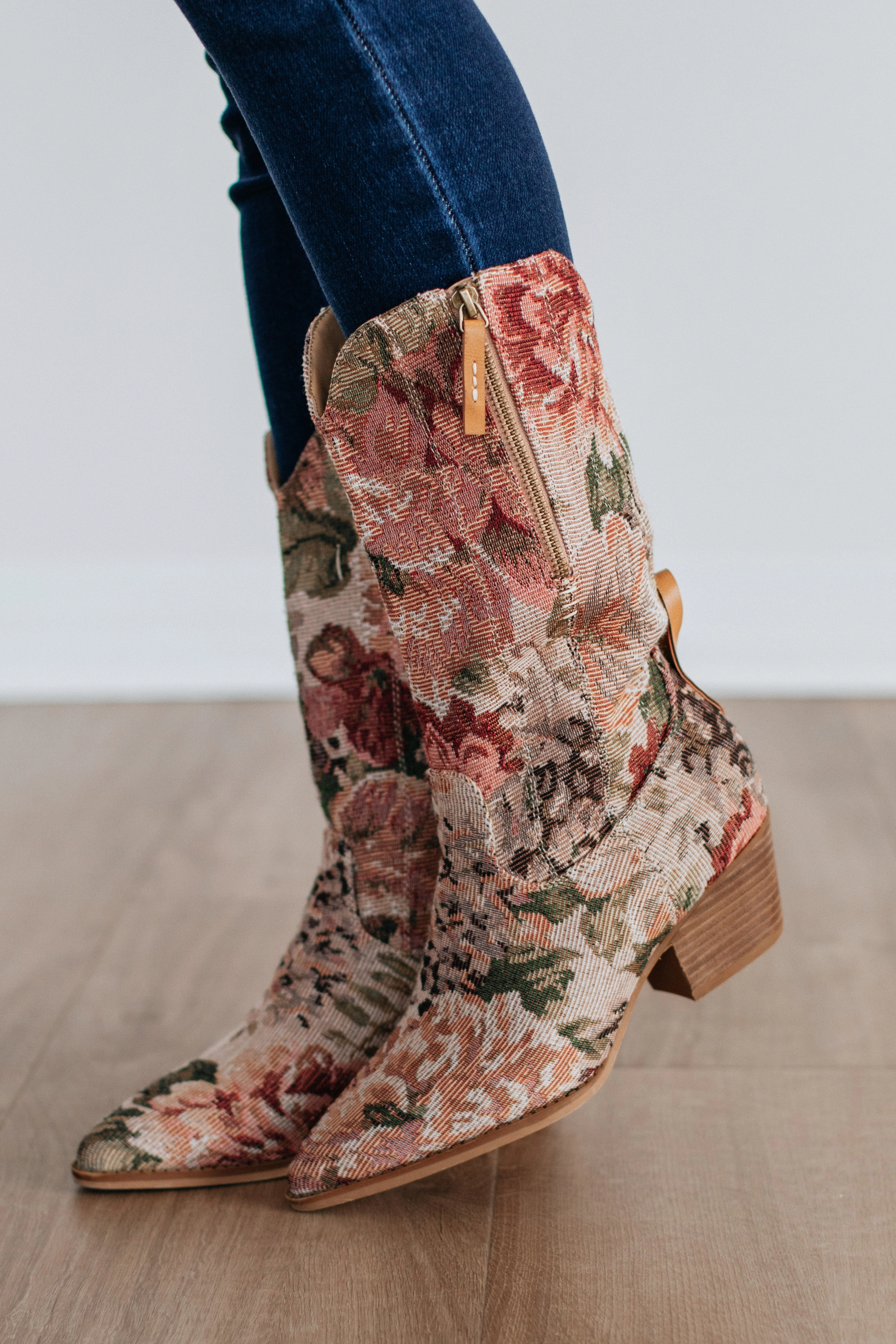 Firm Edge Rosewood Rider Cowgirl Boots