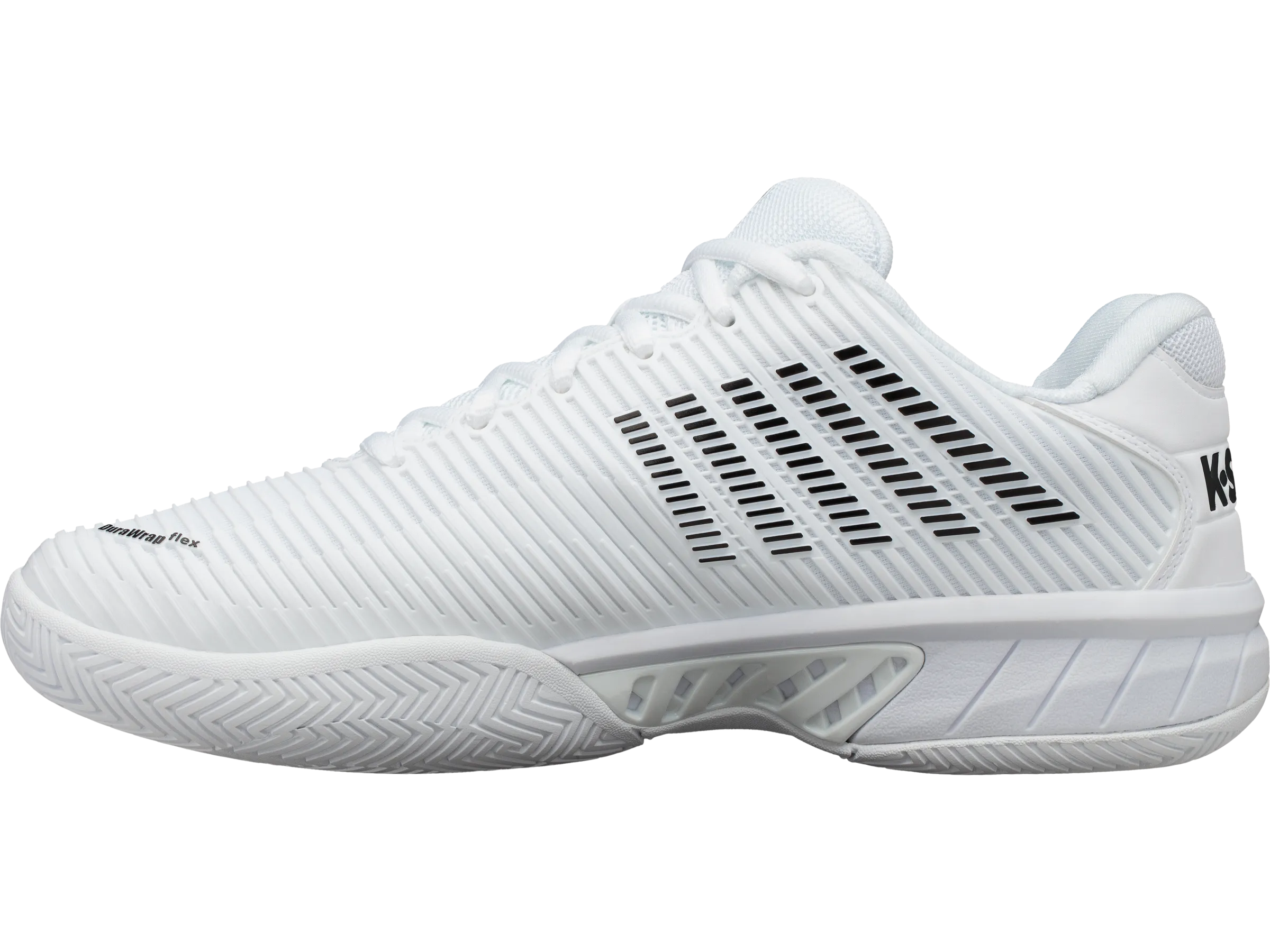 06613-102-M | HYPERCOURT EXPRESS 2 | WHITE/BLACK Pose Ready