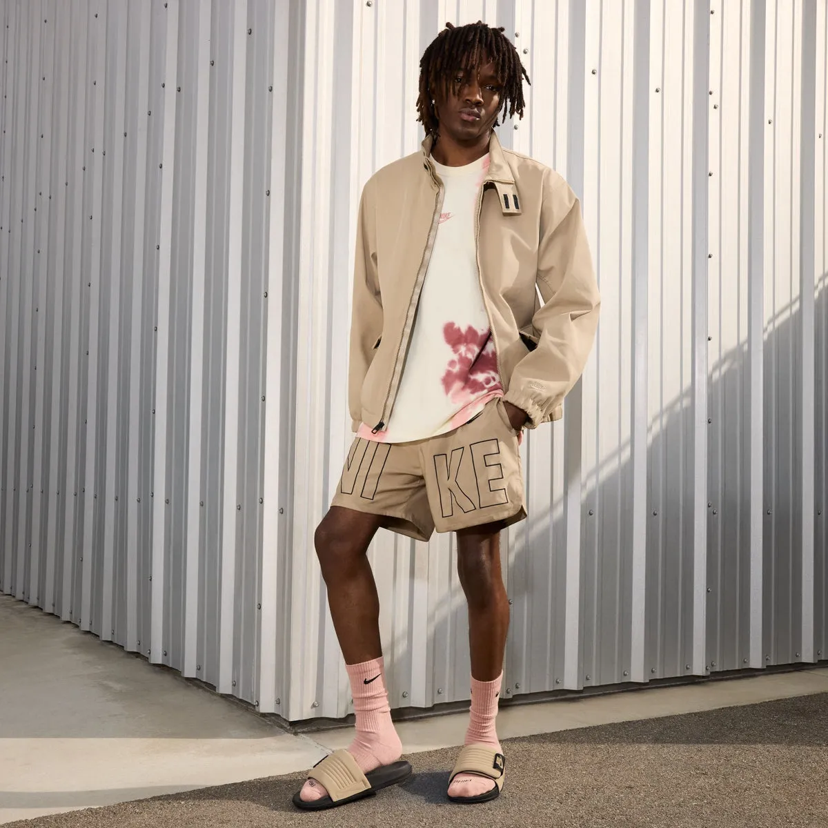 Fashion Layer Micro Perforation Offcourt Adjust - Mens