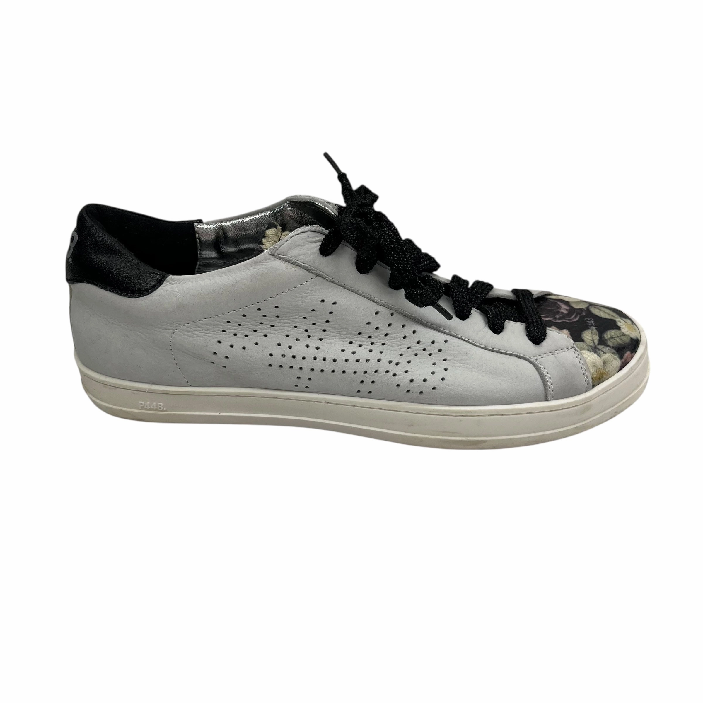Lace Free Recycled Material Blend Shoes Sneakers By P448 In Grey, Size:7.5