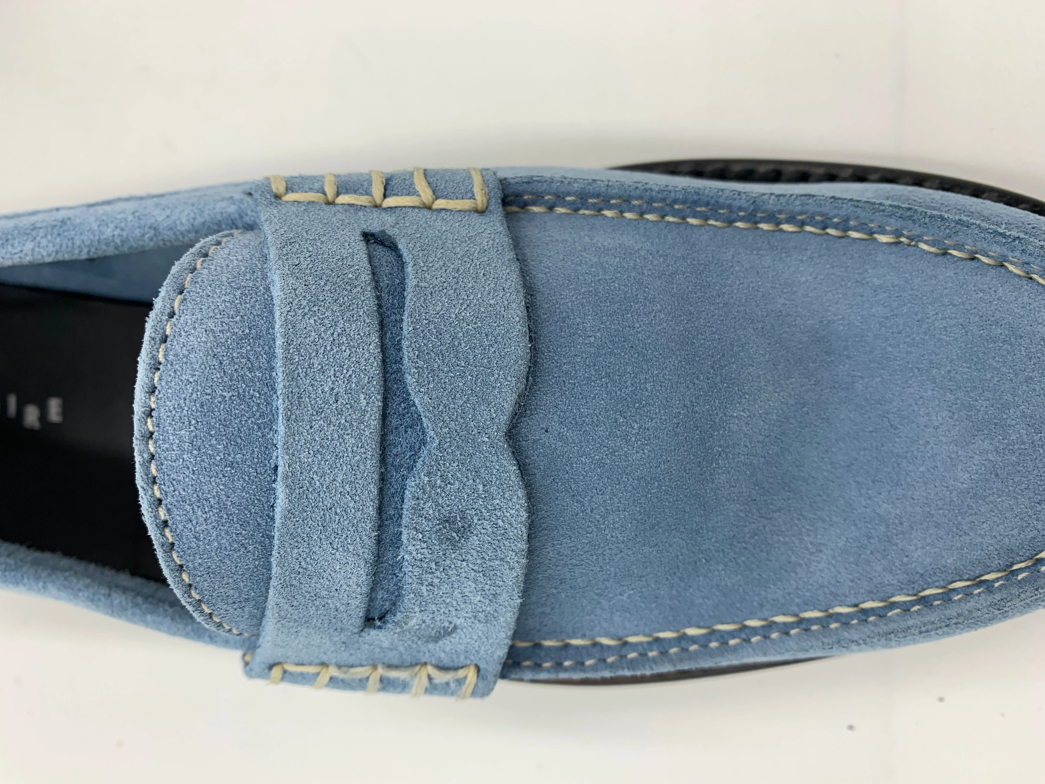 Imperfect Napoli Sky Suede Loafer Pollen Glow Run Step