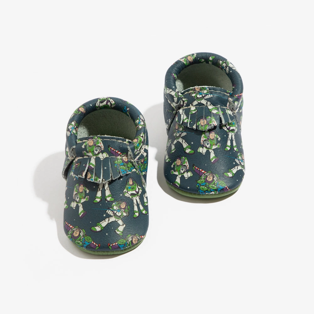 Infinity & Beyond City Baby Shoe Seamless construction